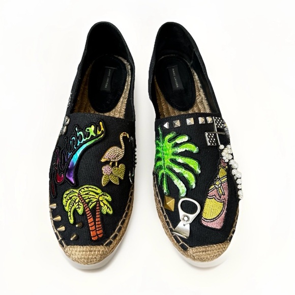 Marc Jacobs Espadrille Sz 37 US 7 Sienna Charms Funky Street Spain Made Shoes